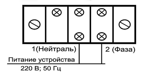 Схема подключения источника напряжения УИ-7,5 