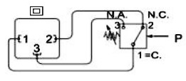 Схема подключения реле давления F4V1/M3 (10-100 bar)