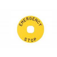 Фото таблички маркировочной EMERGENCY STOP